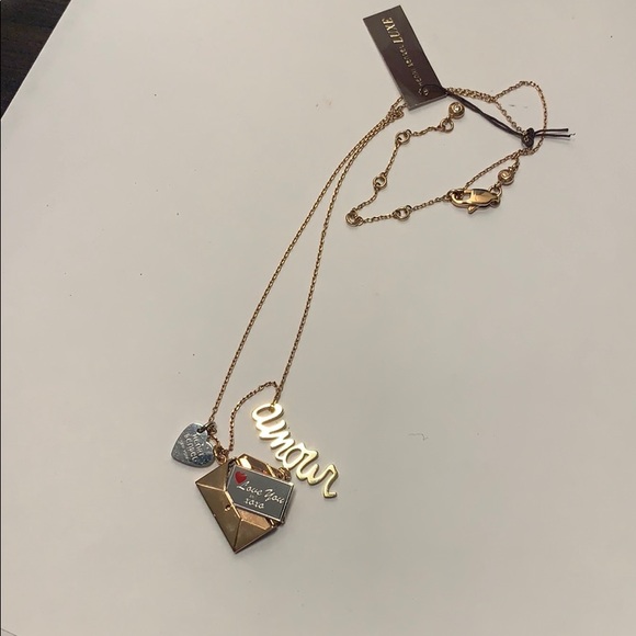 NWT HENRI BENDEL LOVE LETTER NECKLACE - Picture 5 of 8